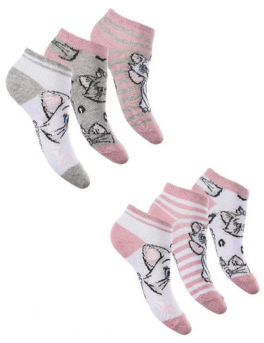 lots de 3 paires de chaussettes Marie Aristochat