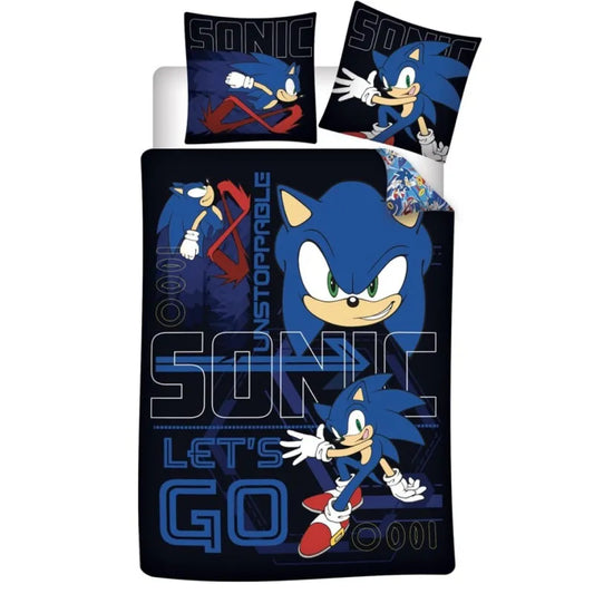 Housse de couette Sonic 140x200 sur commande