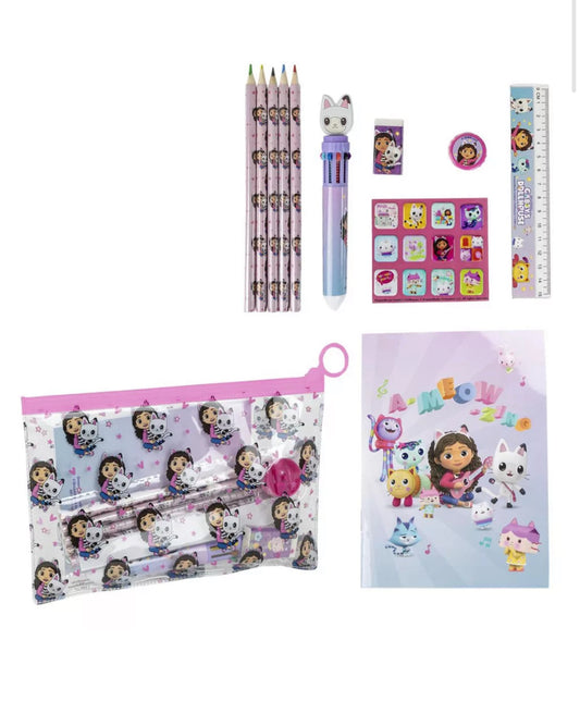 Set de papeterie Gabby chat