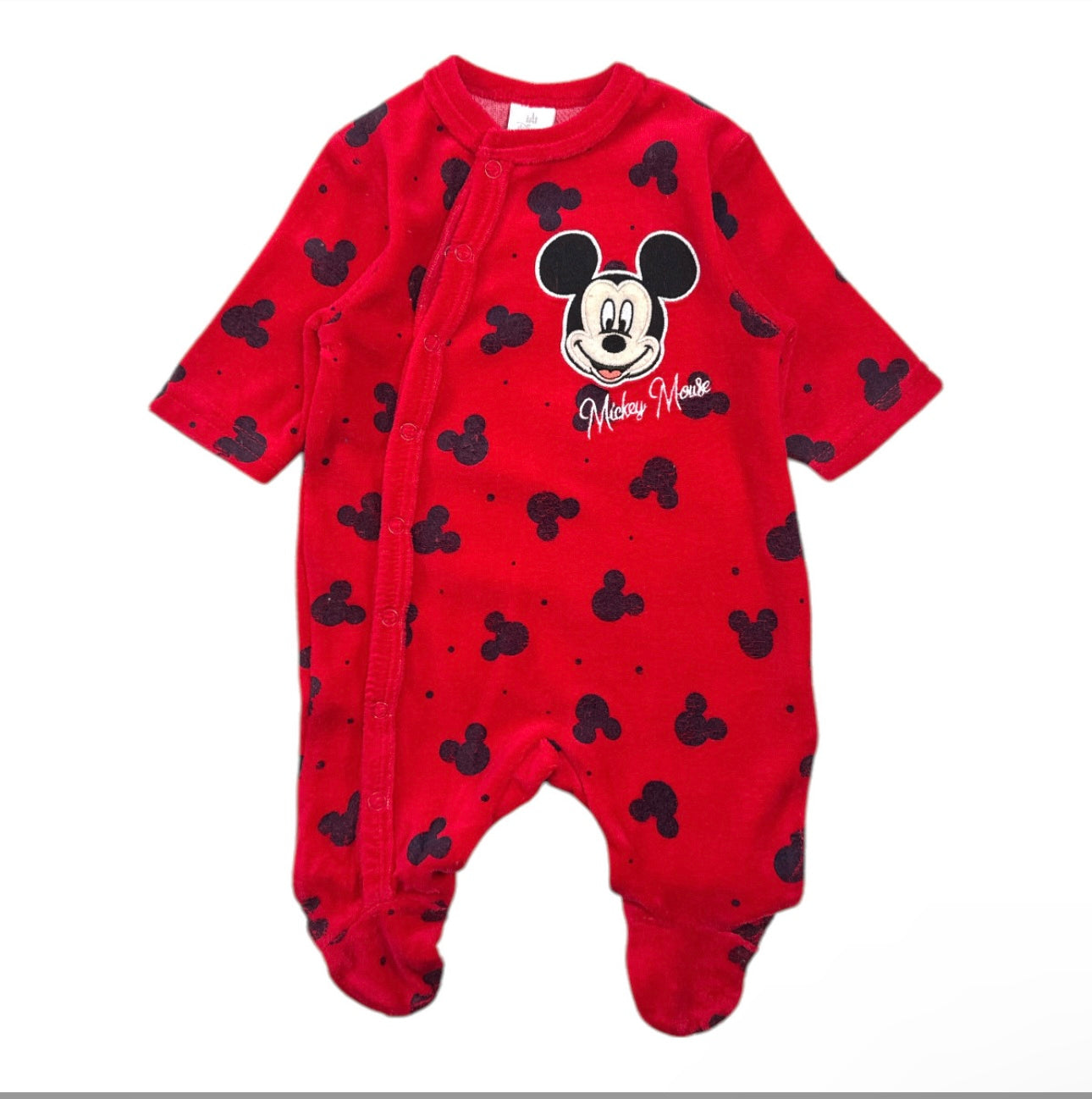 Grenouillère pyjama rouge Mickey