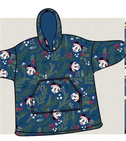 Sweat poncho polaire Mickey 7à14ans