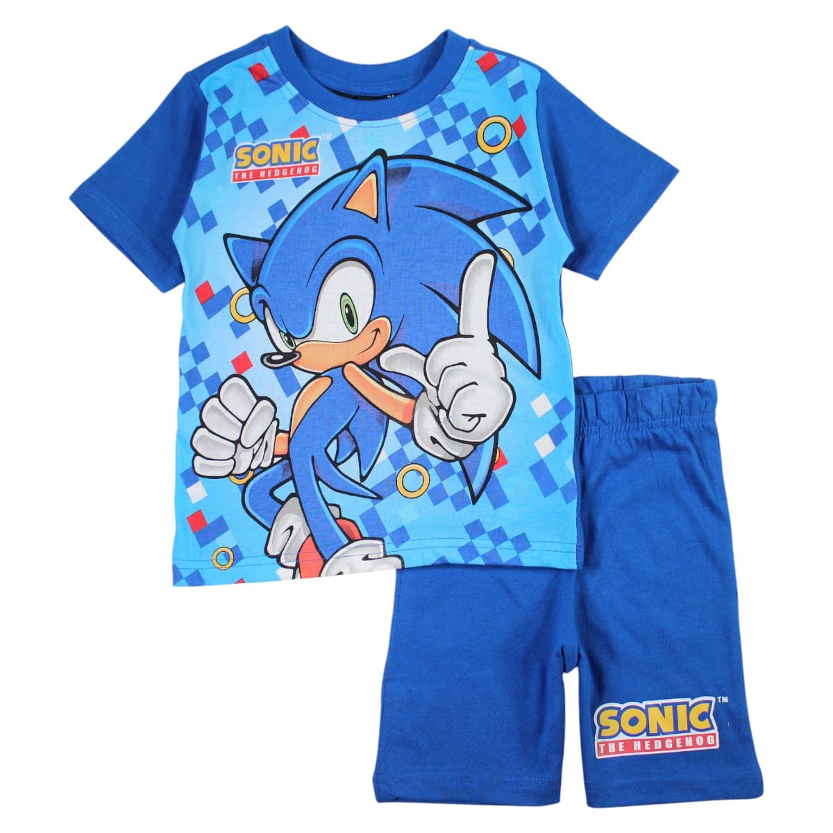 Ensemble SONIC bleu clair