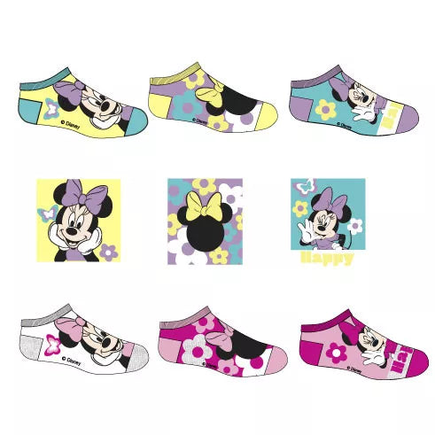 Lots de 3 paires de chaussettes Minnie