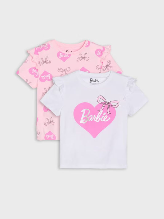Lots de 2 t shirt Barbie