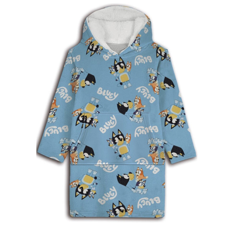 Sweat poncho polaire Bluey ENFANT 3à6ans