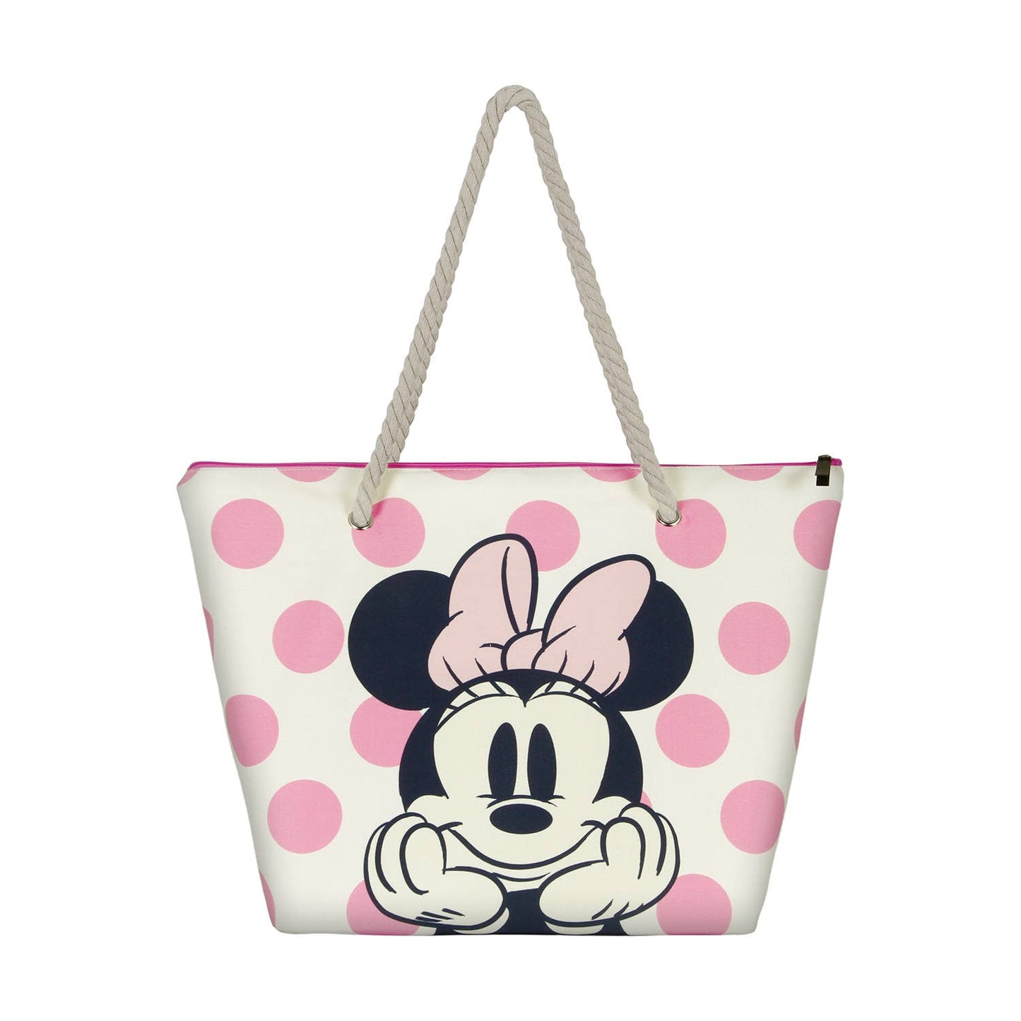 Disney Minnie Mouse Dots-Sac de Plage Soleil, Rose